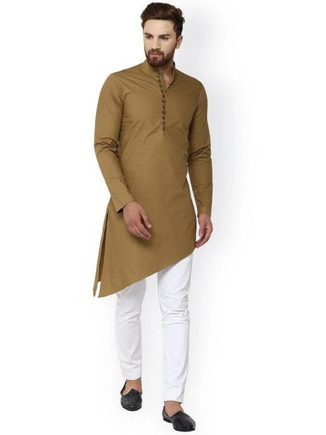 Indian Cultural Men's Wear Traditional Cotton Clothes Kurta Gift for