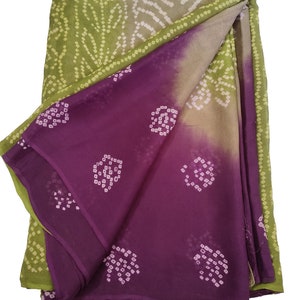 Sushila Vintage Dark Pink Scrap Saree 100% Pure Silk Printed floral Sari  Fabric