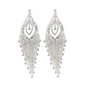 Rhinestone Dangling Earrings- Bikini Competition Jewelry, NPC, IFBB, Fashion Earrings, Prom
