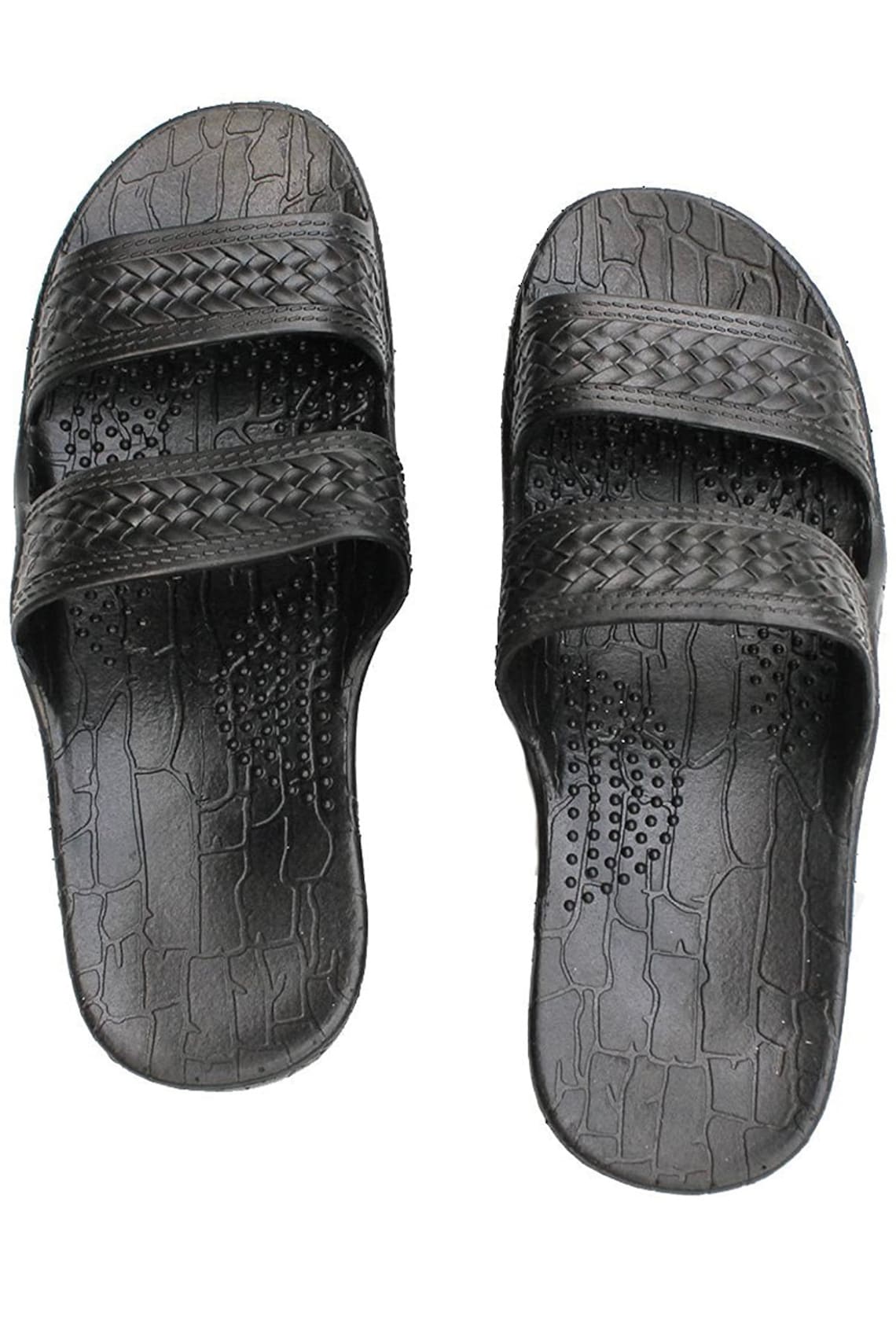 Imperial Sandals Hawaii Black Jesus Slippers Slides Open | Etsy
