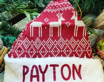 Personalized Santa Hat