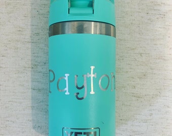 Personalized YETI Kids Water Bottle 12oz - Laser Engraved Rambler Jr - Etsy