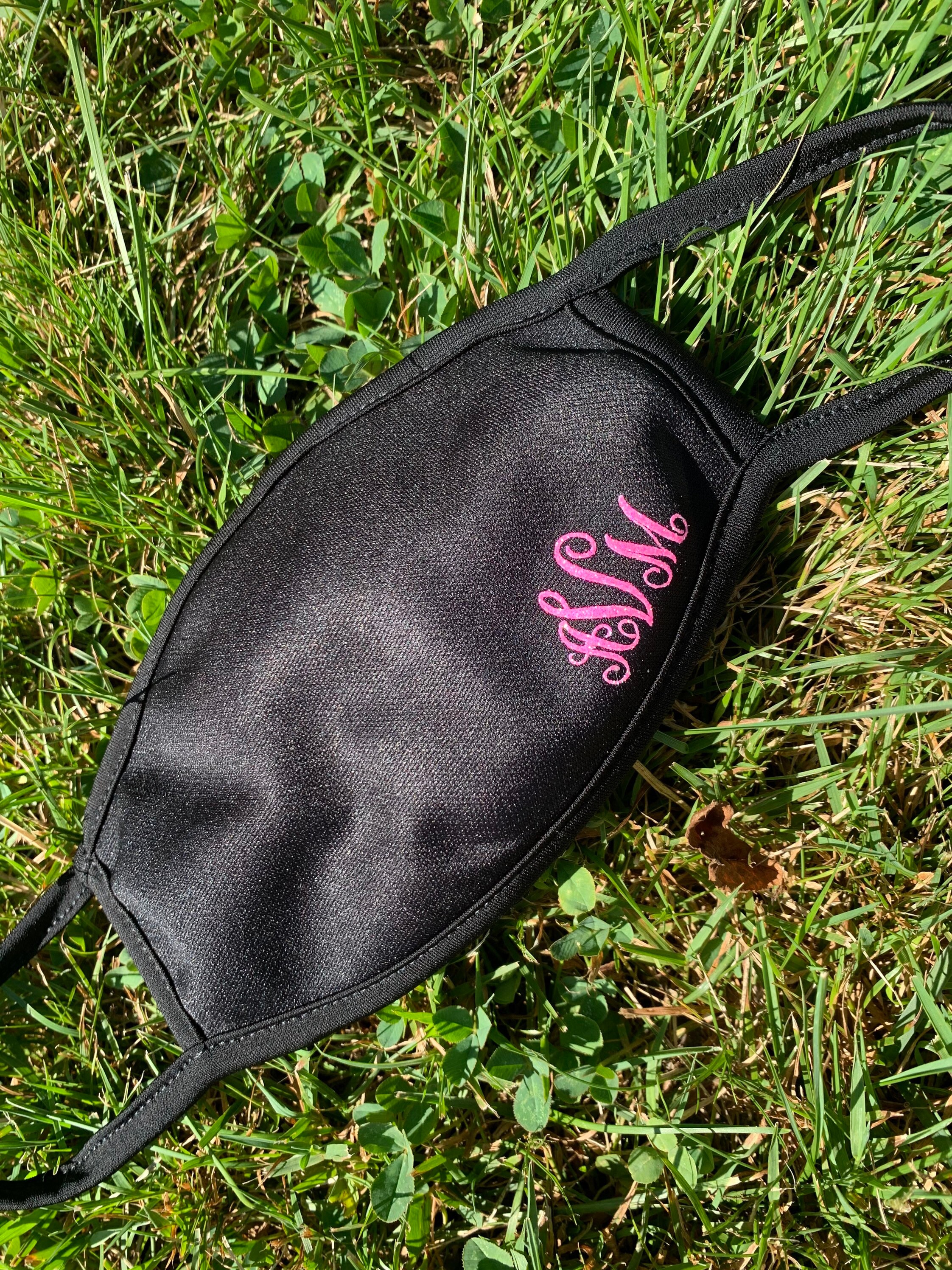 Kids Monogram Face Mask - Etsy
