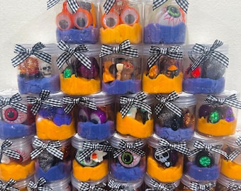 Halloween Play Dough Jar Party