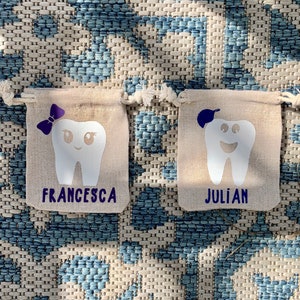 Personalized Tooth Fairy Bags