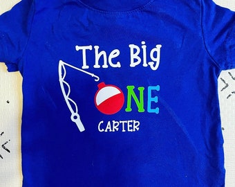 De Big One Fishing Verjaardagsshirt