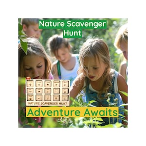 Nature Scavenger Hunt Boards with  personalization!