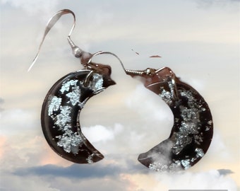 Handmade Crescent Moon Earrings