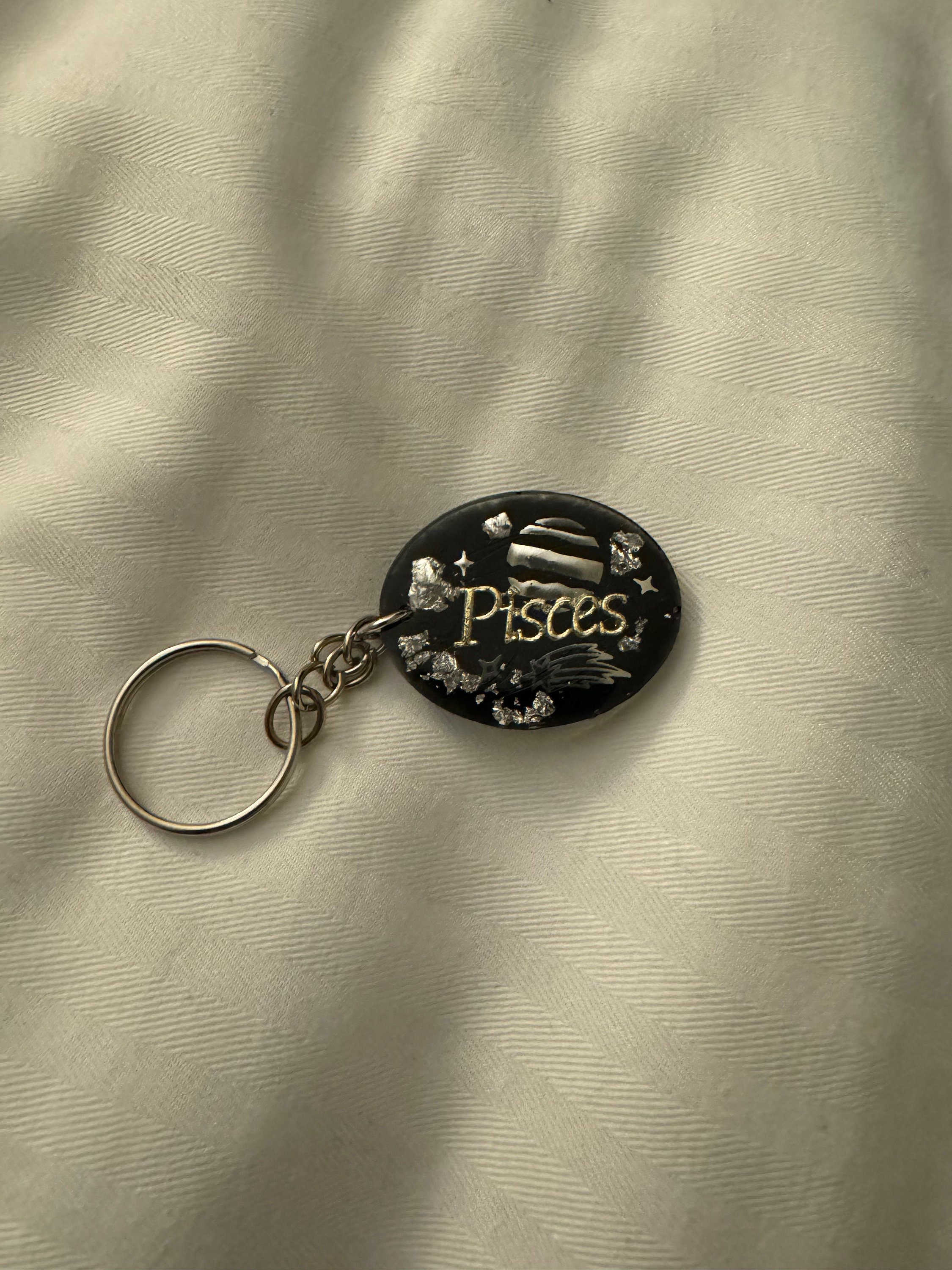 Customized Astrology Sign Keychain - Etsy