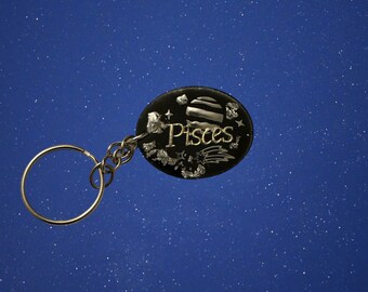 Customized Astrology Sign Keychain