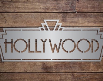 Personalized Retro Hollywood Home Theater Metal Sign