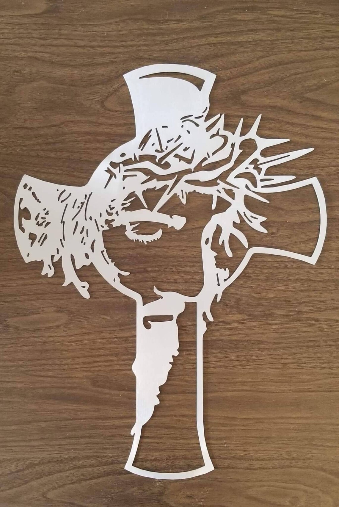 Metal Wall Sign Jesus Art Cross Art Metal Cross Church | Etsy