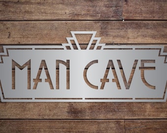 Customizable Man Cave Metal Sign: Home Bar Decor