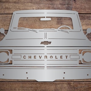 1970 Chevrolet C10 Classic Truck Metal Sign, Man Cave Garage, Wall Hanging Car Lover, Car Show Gift for Him, Father's Day, Christmas Gift