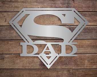 Personalised Father's Day Hero Gift Dad Daddy Him Birthday Christmas Oak Plaque