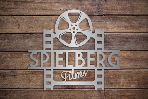 PERSONALIZED Retro Film Reel Theater Metal Sign Home Theater Decor