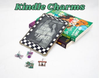 Officially Licensed Danica Nava Romance Kindle Charm, The Truth According to Ember, Love is a War Song Charm Kindle e-Reader Accessories