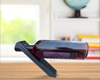 Elegant Wine Bottle Display Stand for 750ml Bottles - Perfect for Home Decor and Gifts