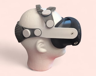 Soft Like a Cloud Head Strap for Meta Quest 3/3S/Quest 2 - Fits Any Head Shape!