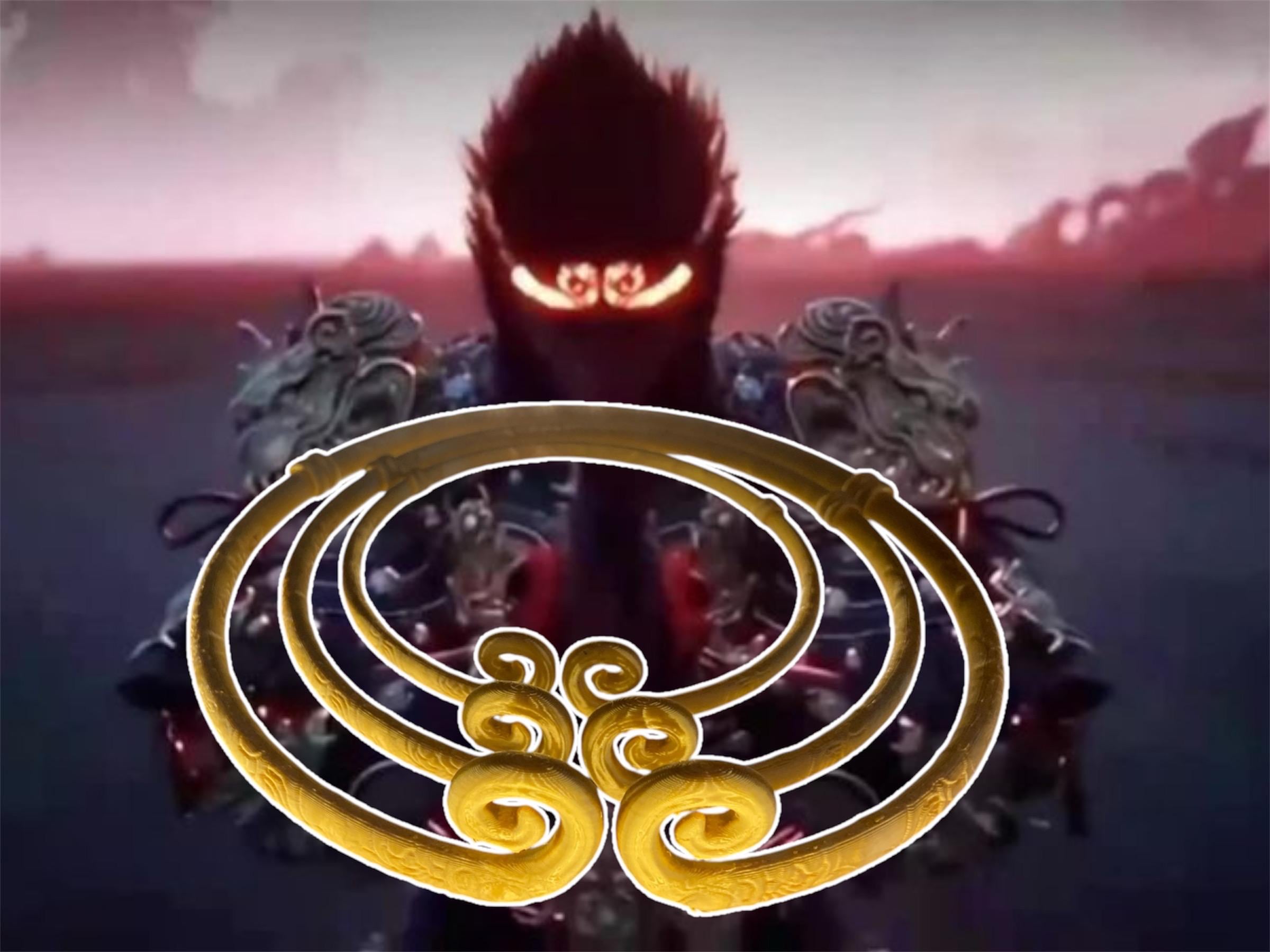 Sun Wukong Cosplay Headpiece - Lightweight 3D Printed PLA Monkey King Headband