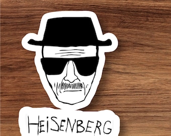 Heisenberg vinyl stickers, water proof made in USA ***free shipping***