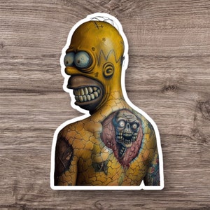 Horríveis adesivos de vinil do Homer Simpson, à prova d'água feitos nos EUA *** frete grátis ***