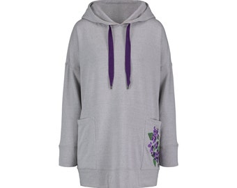 Violet Hoodie Dress