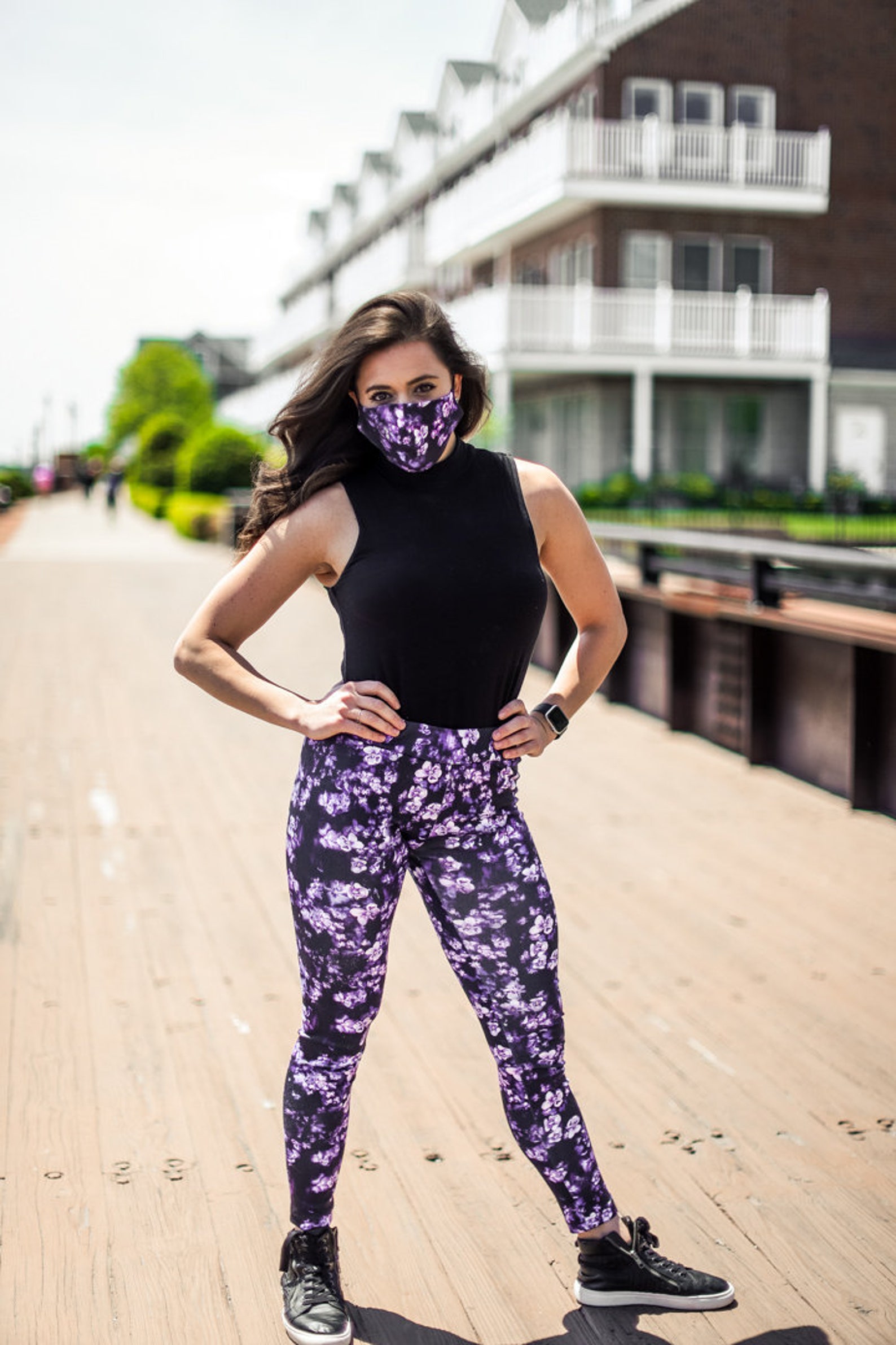 Violet Legging - Bordeaux