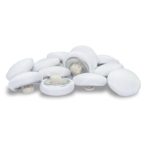 Matte Peau de Soie Satin Bridal Trim Buttons for Wedding Dress, Fabric Covered, Canvas Shank Back, Handmade using Button Mold Press Machine