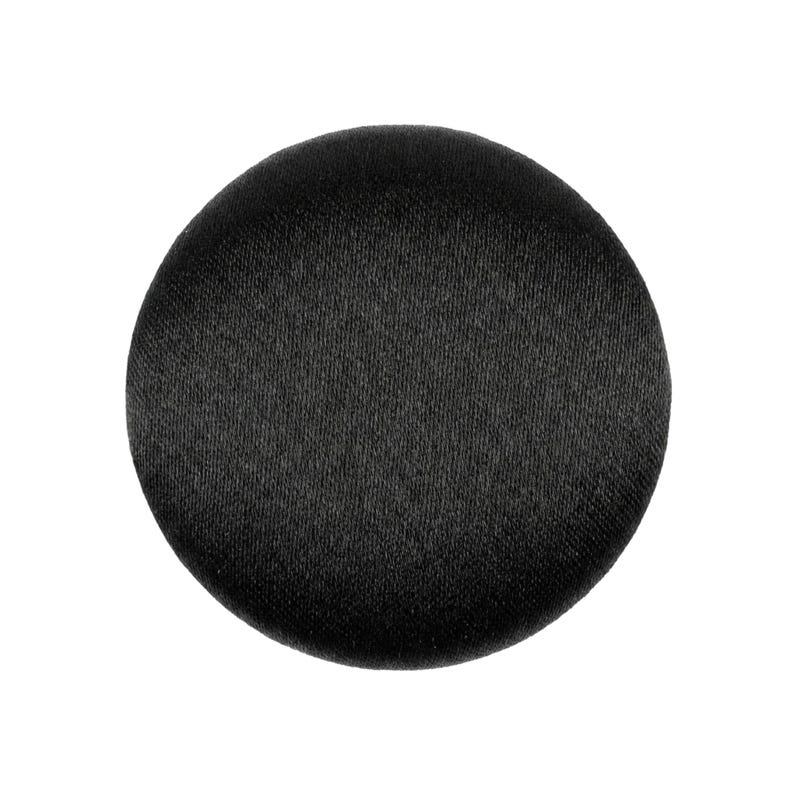 Boutons de costume de smoking de créateur, satin noir de qualité supérieure, faits à la main à l'aide d'une presse à mouler les boutons image 6