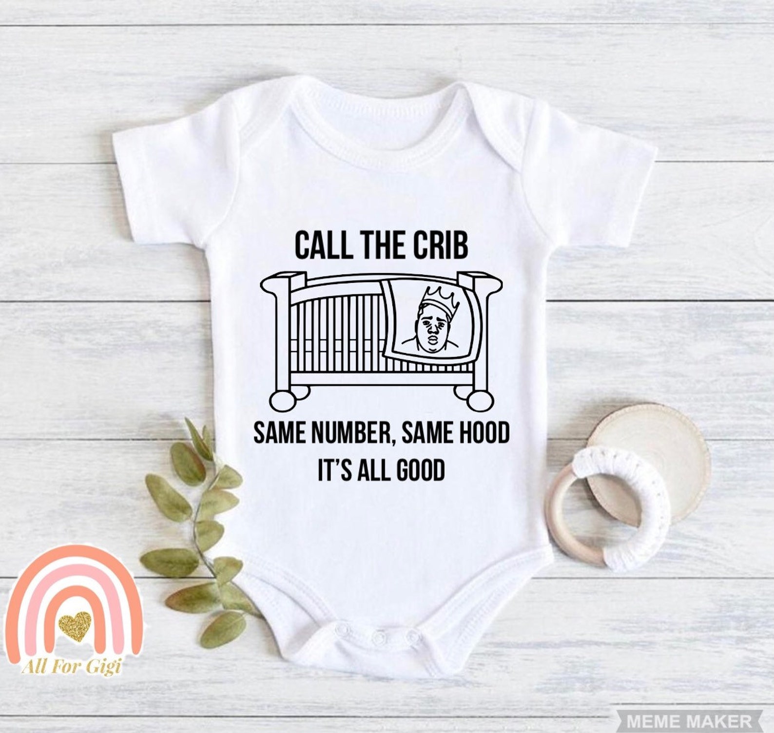 Biggie Smalls Baby Onesie Baby Clothing Hip Hop Rap Etsy