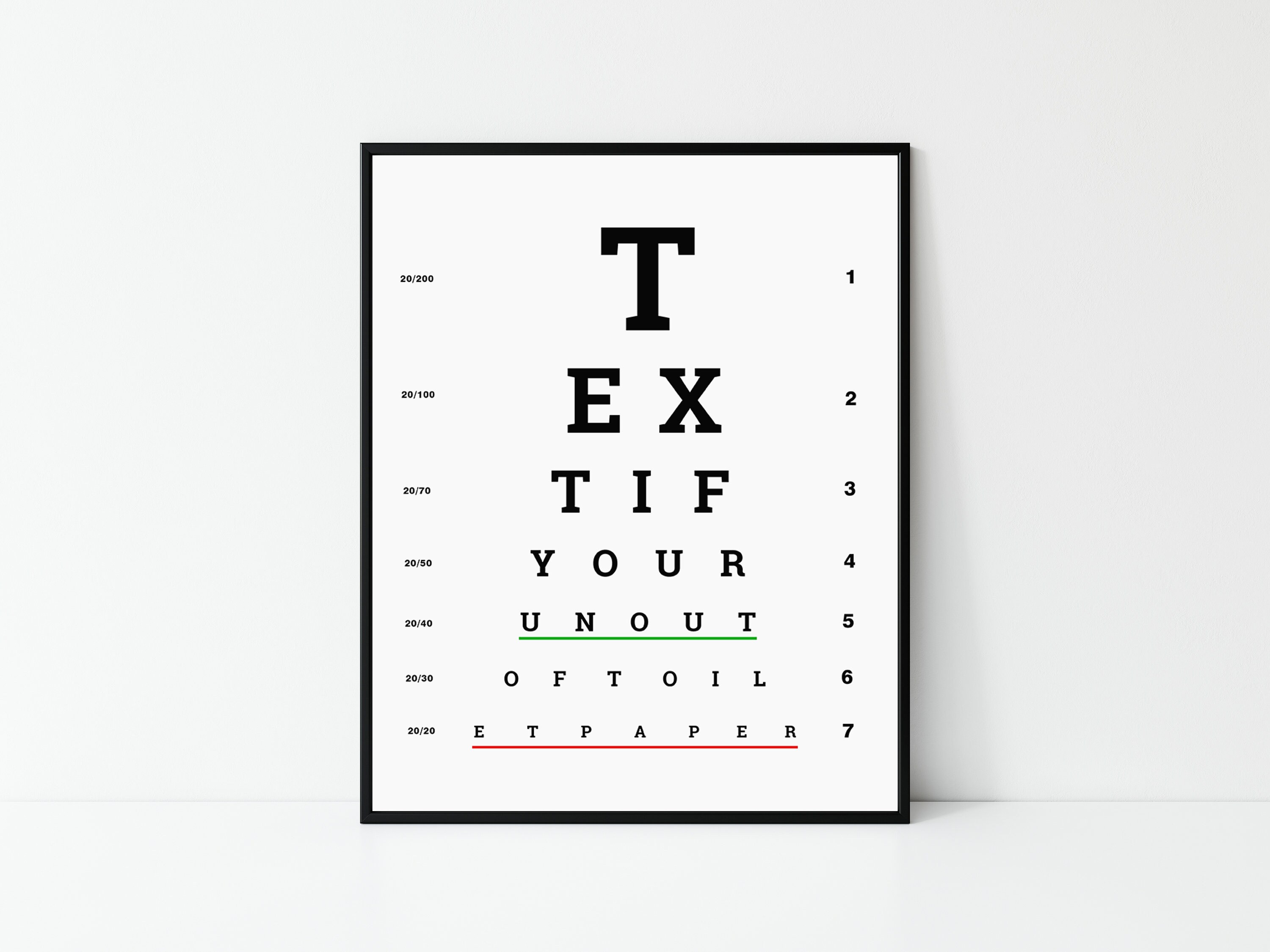 personalized snellen eye chart funny bathroom decor bathroom etsy