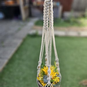 Macrame Plant Hanger PDF Pattern | Digital Download | Easy DIY Home Decor | Beginner-Friendly | Boho Hanging Planter Tutorial