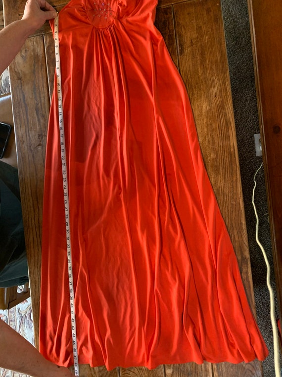 open lace back dress Straps Orange V-Neck Sequin Long Prom Dress with Slit  FancyVestido