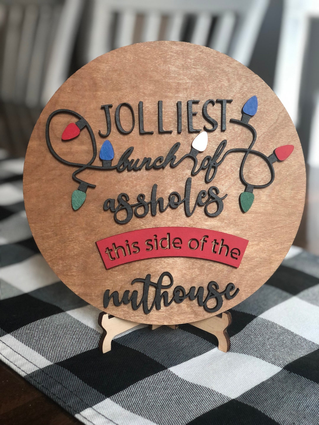 Jolliest Bunch of Assholes This Side of the Nuthouse Svg, Christmas ...