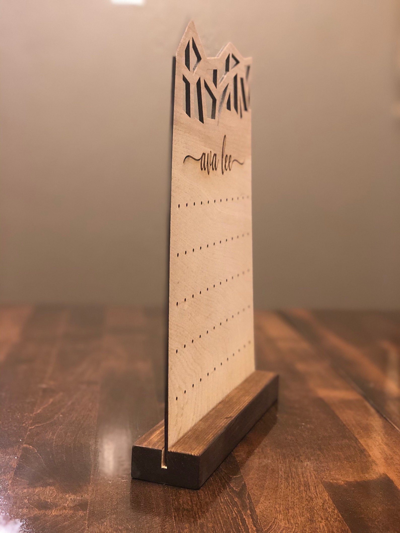 Earring Stand Display File Set Laser Files Cnc Etsy