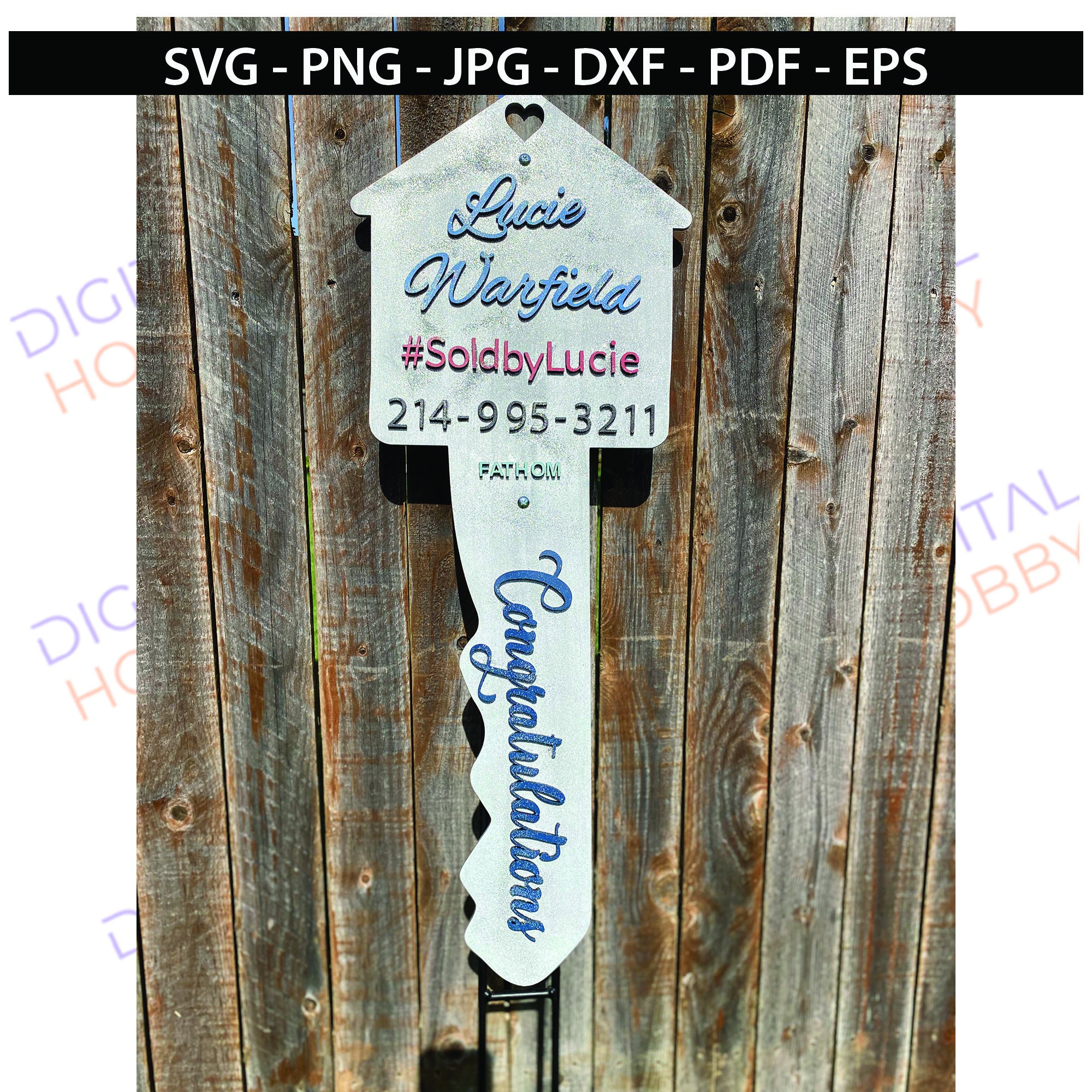 Key Sign for Realtor SVG | Title Office| Closing Gift | Housewarming ...