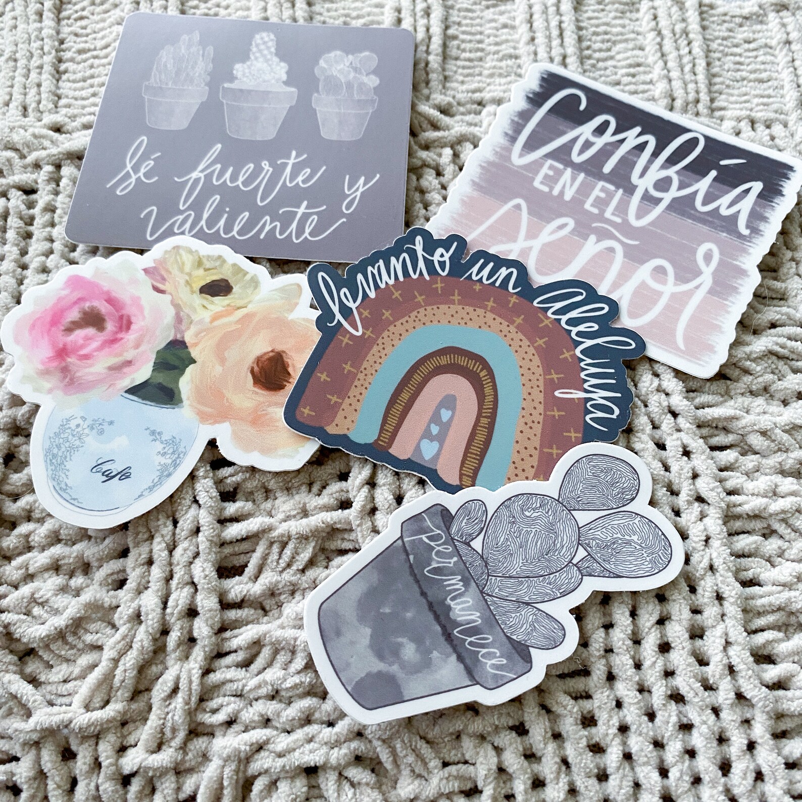 Christian Spanish Sticker Set Christian Sticker Jesus  Etsy