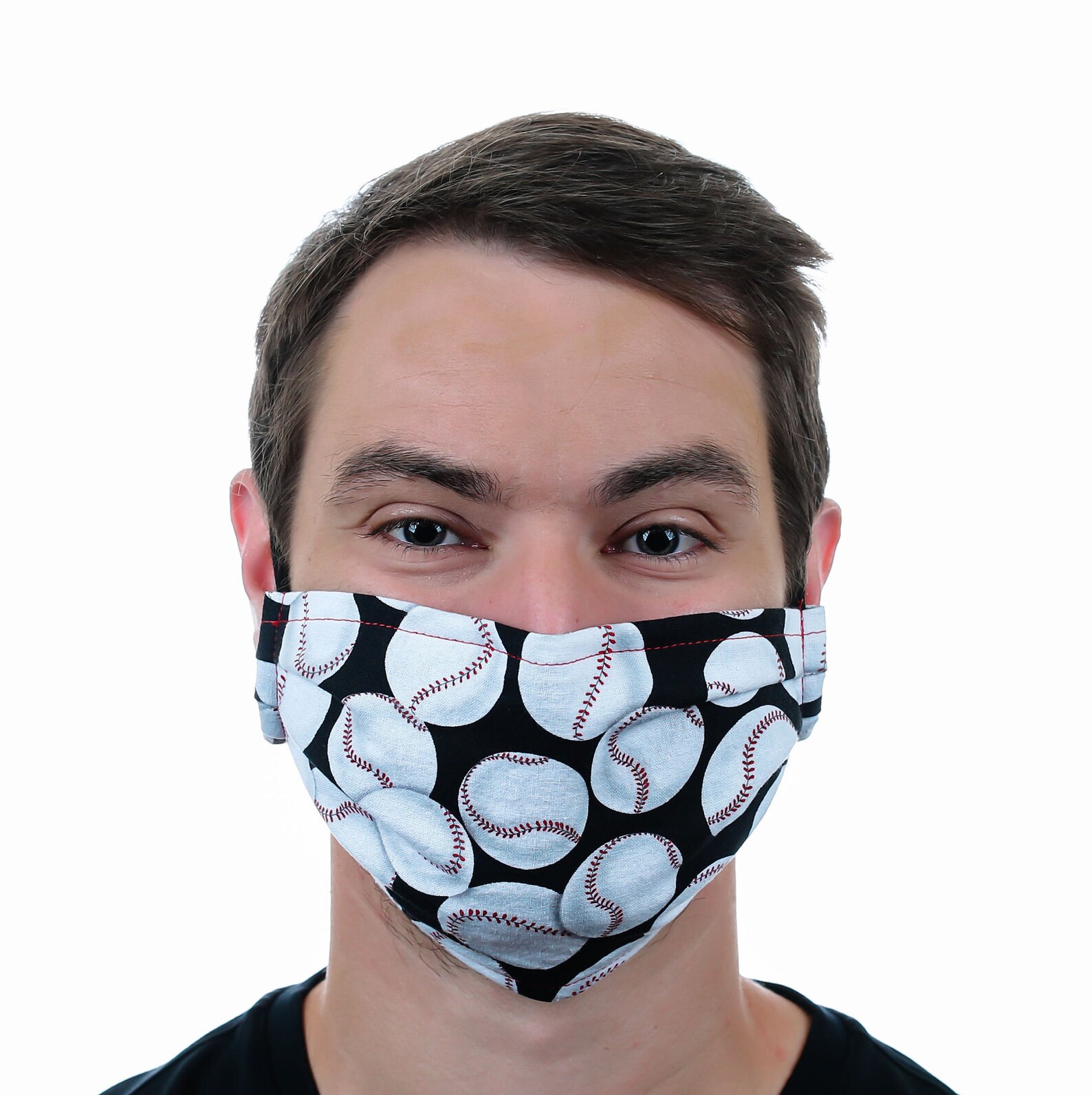 Baseballs Face Mask Baseball Mask Sports Mask Cotton Mask Etsy