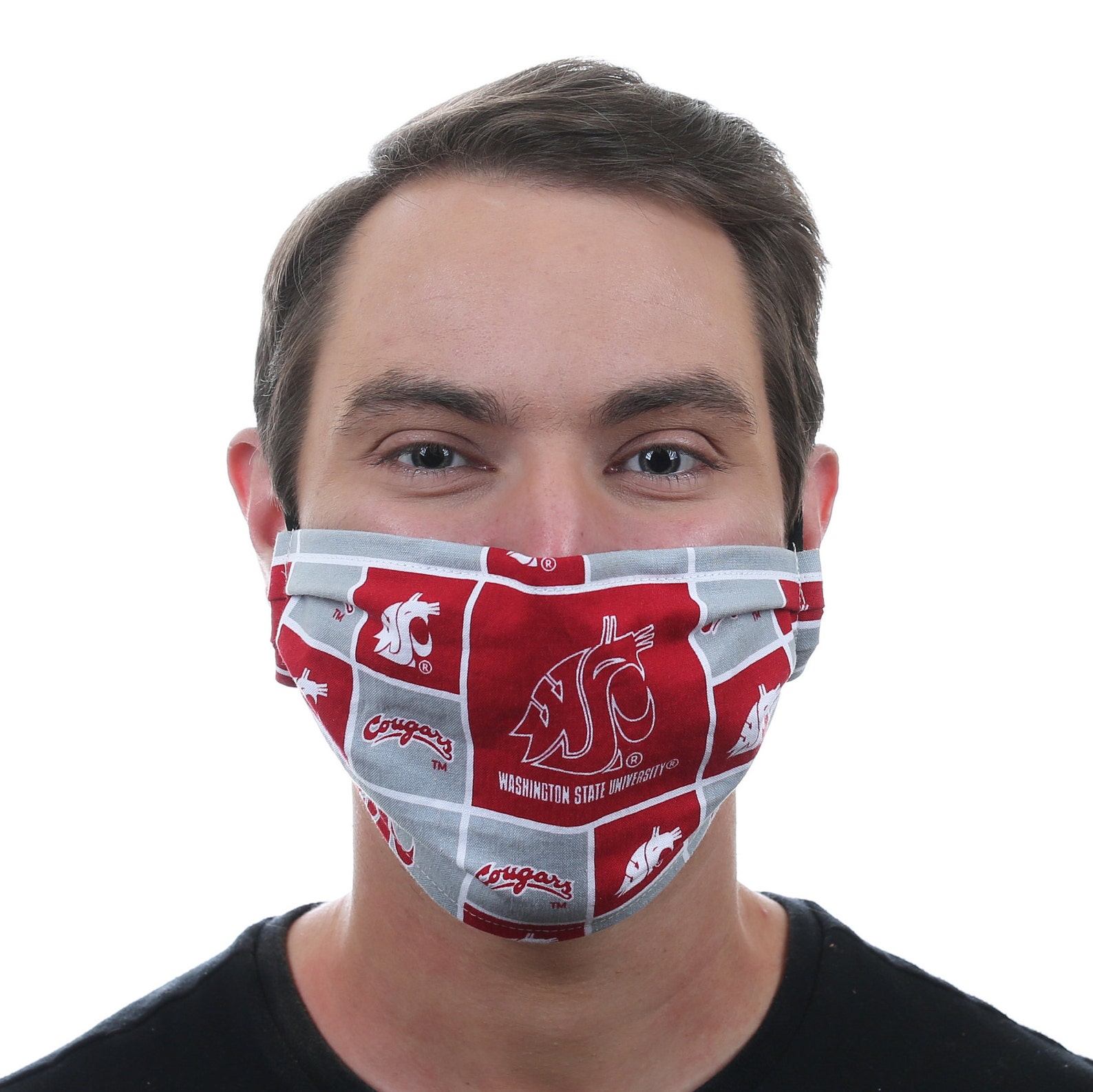 Washington State Cougars Mask Adjustable WSU Face Mask WSU Etsy