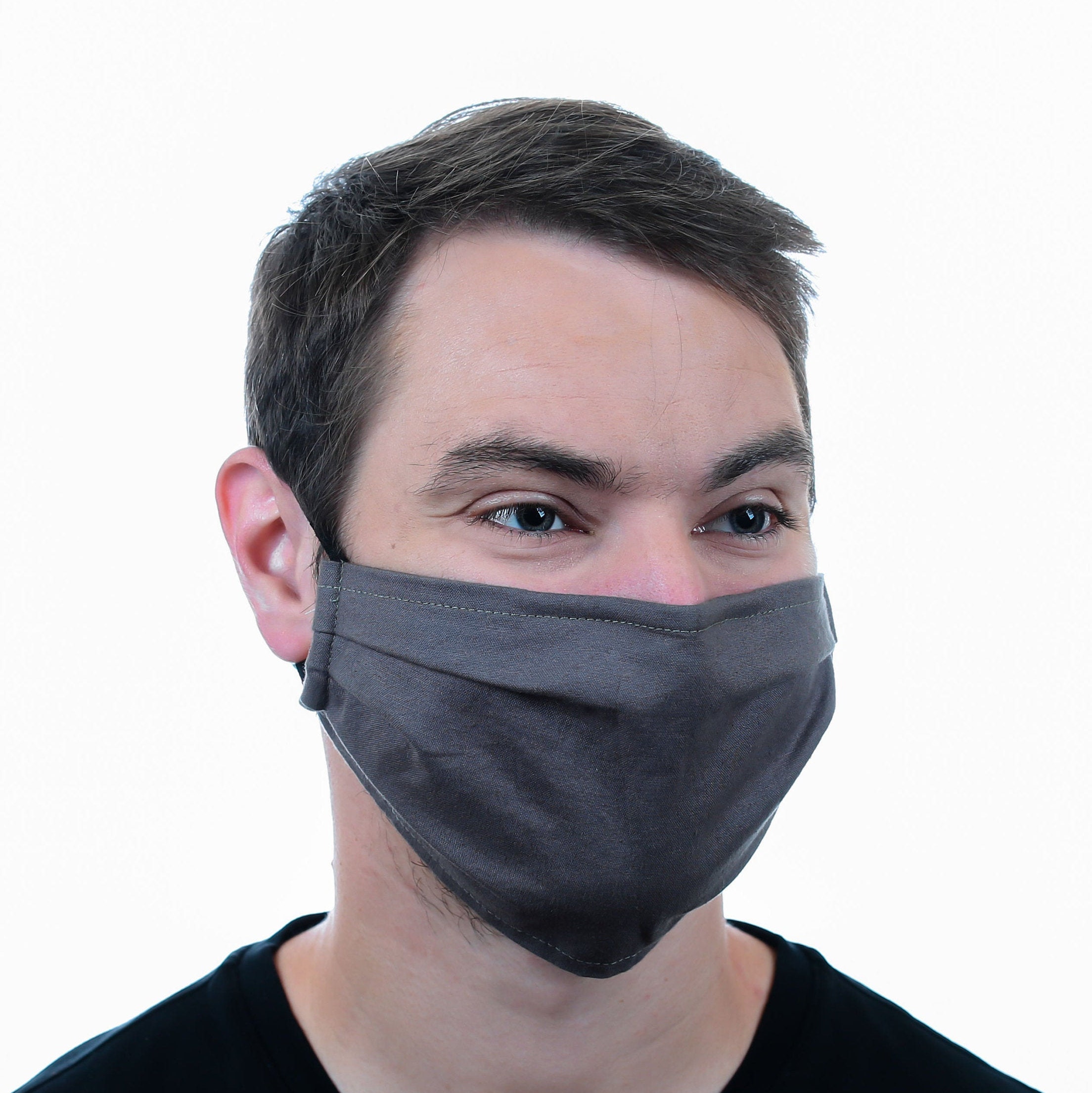 Gray Face Mask Adjustable Gray Mask Grey Mask Washable and Etsy