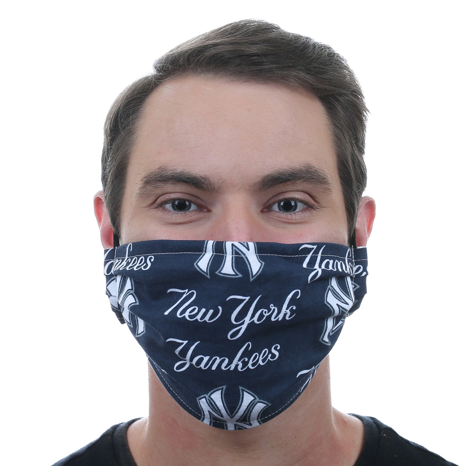 New York Yankees Face Mask Adjustable NY Yankees Mask Etsy