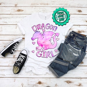 Dragon Girl Shirt, Just a Girl Who Loves Dragons Shirt, Dragon Lover ...