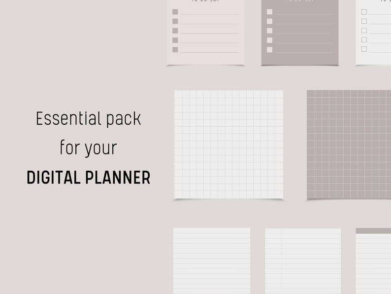Digital Sticky Notes for Goodnotes and Notability Planner Productivity