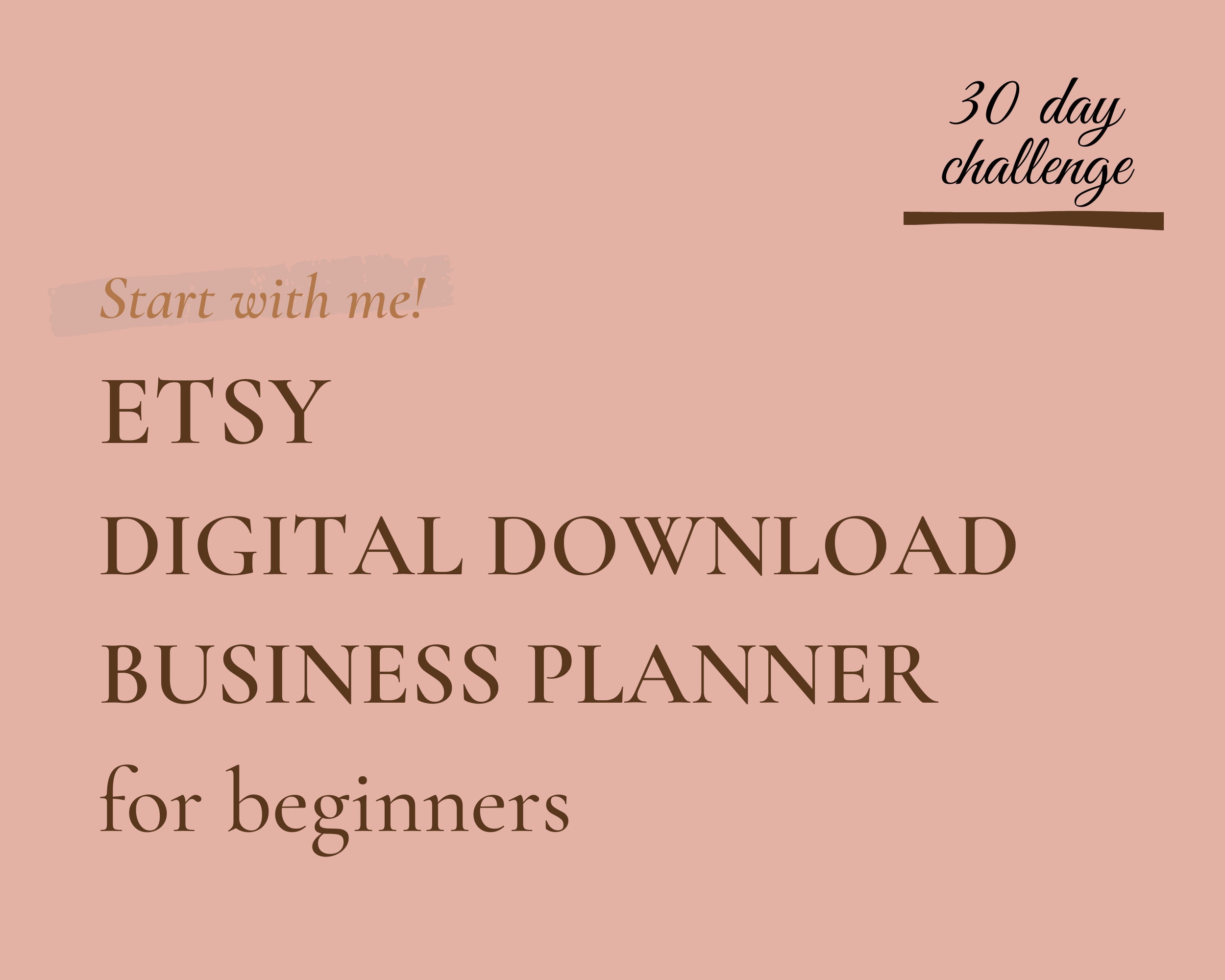 Etsy Digital Download Product Planner for Beginners Etsy