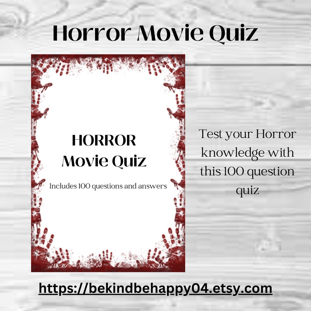 47 Fun Horror Movie Trivia Questions And Answers Printable