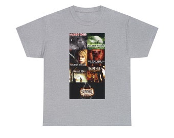 Silent Hill Games Short Sleeve Tshirt | Gaming Art | Gaming Gifts | Gaming Merch