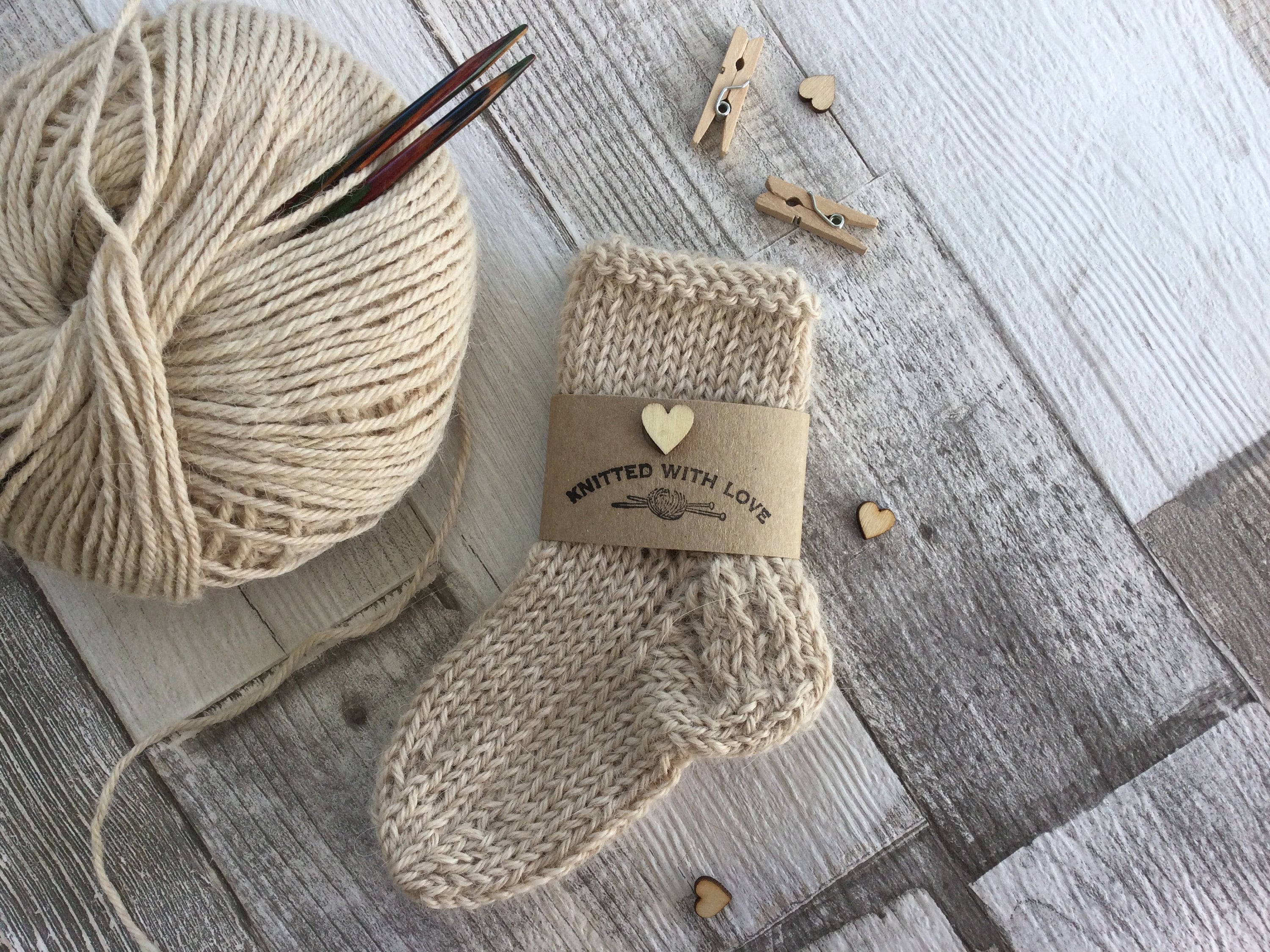 Alpaca Wool Baby Socks Luxury Baby Gift Knitted by Hand Etsy UK