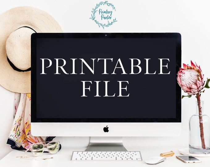 Printable Digital File - Etsy