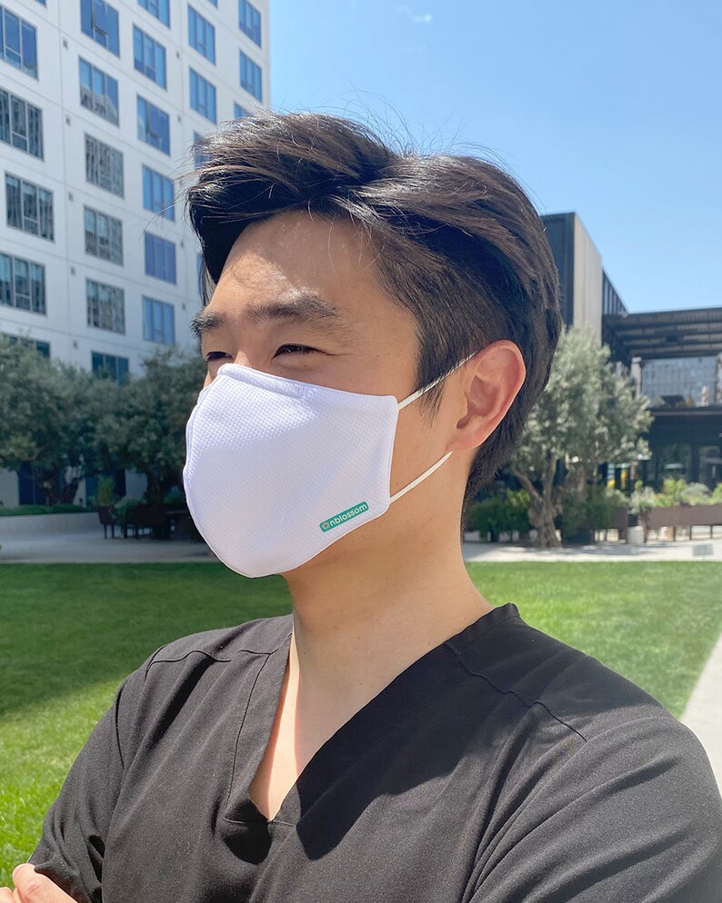 Face Mask Triple Layer Breathable Cloth Masks With Nose Etsy